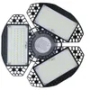 80W 60W 45W E27 LED Ampul SMD2835 Süper Parlak Katlanabilir Fan Blade Açısı Ayarlanabilir Tavan Lambası Ev Enerji Tasarrufu Işıklar