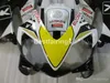 Injektionsform ABS plastmakare för Honda CBR600 F4I 01 02 03 Vit Svarta Fairings CBR600F4I 2001 2002 2003 HW18