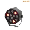 LED PAR LICHTS 54X3W DJ PAR LED 54 * 3W Lights R12, G18, B18, W6 Was Disco Light DMX Controller Effect voor kleine Paty KTV