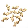 9*18mm Neue Gold Silber Farbe Edelstahl Eidechse Gecko Charms für Schmuck DIY Herstellung Tier Charms Zubehör erkenntnisse