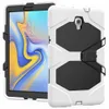 Wojskowy Heavy Duty Shockproof Chropowaty Wpływ Hybrydowa Twarda zbroja Case Dla Samsung Galaxy Tab A2 10.5 T590 Tab S4 10,5 T830 T835 20 sztuk / partia