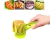 Kök Gadgets Clip Frukt Vegetabilisk Slicer Verktyg Potatis Mat Tomatlök Citron Vegetabilisk Frukt Slicer Cutter Holder