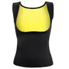Women's Body Shaper Slim Belt Neoprene Hot Sweat Slimming Shirt Waist Trainer Corset Vest Tummy Control Body Shaper for Weight Loss