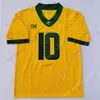 2024 New NCAA Baylor Jerseys 10 RG3 Robert Griffin III College Football Jersey Green White Yellow Size Youth Adult