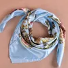 Mode kvinnor halsduk högkvalitativ hijab silkeslen satin sjal halsdukar fyrkantiga halsdukar sjal wraps halsduk 2018 ny foulard c190110014188979