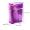 Newest Colorful Plastic Portable Tobacco Cigarette Case Innovative Design Preroll Smoking Lighter Filter Holder Protective Shell Box DHL