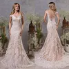 Abiti da sposa eleganti a sirena Abito da sposa con maniche ad aletta con collo gioiello e applicazioni in pizzo pieno Abiti da sposa su misura