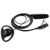25X Multi-Pin D-Shape Earpiece Headset for Motorola GP328 GP320/340 GP640 HT1250