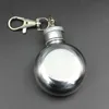 1 Oz Stainless Steel Hip Flask Mini Outdoor Travel Portable Whiskey Wine Liquor Metal Hip Flasks yq00660