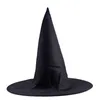 Halloween Witch Hat Masquerade Black Wizard Hat Adult Kid Cosplay Costume Accessoire Halloween Party Wizard Cosplay Prop Cap VT06229486137