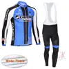 2019 New Team Cycling Winter Thermal Fleece Jersey (BIB) Pants يضع الرجال الأكمام الطويلة الدراجة Maillot Roupa ciclismo fengsky2817168