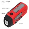 Dinamo a manovella solare di emergenza AM/FM/NOAA Radio meteorologica LED Caricabatterie per torcia 3 in 1 Attrezzatura da esterno