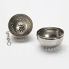 Egg type tea infuser loose leaf strainer flower filter stainless steel 304 mesh hot pot cooking ball