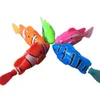 5 pièces ensemble Robot batterie de natation électronique inclus animal robotique pour enfants jouet de bain pêche décoration agir comme de vrais poissons Q1905224980098