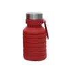 550 ml 19oz bärbar infällbar silikonvattenflaska vikbar hopfällbar kaffevattenflaska rese dricksflaskkoppar muggar rra8016508