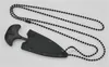 Multifonctionnel Mini collier suspendu couteau portable camping en plein air couteau sauvetage outil de survie
