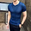 Men's T-Shirts 2023 New Men's Short Sleeve Tees Rhinestone Large Cotton Elastic Loose Fashion Luxurious Casual T-shi289a