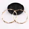 FashionNew Large Brass Circle Hoop Earrings Christmas Gifts for Girls and Ladies Big ed Round Hoops Boutique Jewelry 51313783