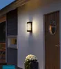 Açık Aplik 12W Sundurma Koridor Dış Aydınlatma Su geçirmez Duvar Işıklar Armatür 3000K Sıcak Işık Modern Bar Duvar Lambası