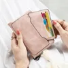 محفظة إمرأة صغيرة RFID السيدات محفظة BIFOLD مع سحاب عملة جيب مصغرة محفظة مدمجة