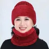 Inverno Balaclava homem das Mulheres Stripes malha Hat Caps Máscara Gorras mais quentes Chapéus de Inverno Para Skullies lã quente Gorros Cap Lenços set