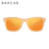 BARCUR Bamboo Sunglasses Men Retro Vintage Wood Sun Glasses Women Polarized Mirror Coating Lenses Eyewear T200108