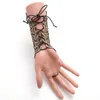 Fashion-Women Steampunk Style Lace Fingerless Long Gloves Lace Hollow-out Chain Armband Skid Resistant Gloves Goth Party Kostymer