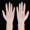 500pcs/lot Fast shipping Hot Disposable gloves PVC rubber transparent cleaning gloves clear protective gloves Home