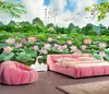 Custom Photo Wall Paper 3D European Style HD Dream Forest Flower Sea 3D Landscape Large Mural Wallpaper For Bedroom Living Room Wall