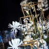 DIY Flower Wedding Centerpieces Stage Bakgrund