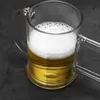 2-i-1 transparent vinglas Creative Conneined Beer Cup dubbel person Dricker Friends Beer Glass