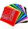 54 * 54cm bawełniana nowość dwustronna druk Paisley Bandanas Cowboy Bandana Chusteczki Paisley Drukuj Head Wrap Szalik EEA1190-A