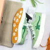 Nuevo color TTC The Creator x One Star Golf Ox Le Fleur Wang Suede Green Yellow Beige Sunflower Casual Skate Shoes Sneakers 7 Colors Bag box