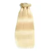 Top Quality Peruvian Human Hair Extensions Double Weft Favorale Price 613 Blonde Straight wave hair bundle