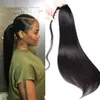Piece Hootail Hseetail Clips в / на 100% наращивание человеческих волос прямые волосы 100 г один кусок