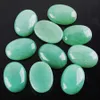 WOJIAER 18x25x7mm Egg Shape GemStone Cabochon Natural Loose Beads Men Women Charms Jewelry Gems DBU805