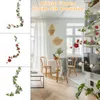 Dekorative Blumen Kränze Künstliche lebensechte Seide Gefälschte Blume Rose Rebe Rattan Cane Garland Wandbehang Pflanze Für Hochzeit Hausgarten D