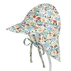 Yeni Tasarım Bebek Erkek Kız Kapaklar Güneş Koruma Yüzmek Şapka Çiçek Çocuk Güneş Kremi Şapka Açık Havada Kapak Ultraviyole Şapkalar Bebek Katı Sunhats