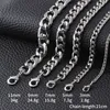 Fashion Jewelry Men women bracelets stainless steel luxury designer bracelets man woman chain Titanium steel link 3mm,5mm,7mm,9mm,11mm width