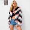 LANSHIFEI Wholesale Factory Price Faux Fur Coat Plus Size Fluffy Jacket Fashion Fur Short Parka Winter Coat Women Soft