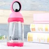 Kids Plastic Water Bottle 380ml Student Sport Outdoor Water Drinkware Leak-proof Student Water Bottles with Straws