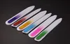 Crystal Glass Nail Files Duurzaam Crystal File Nail Buffer NailCare Nail Art Tool voor Manicure UV Poolse tool 140x12x3mm DHL GRATIS