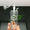 Bong per pipe da fumo Fabbricazione Narghilè soffiato a mano Classico filtro silenzioso Bottiglia di fumo per acqua di mulino a vento in vetro