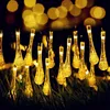 Açık Güneş paneli Powered 7 Renk 12M 22m Işık 100 LED Noel Partisi düğün Dize Peri Otomatik Bahçe Su geçirmez Decor 200led
