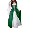 Ropa de verano para mujer, vestido Medieval renacentista hasta el tobillo, traje de corte, vestidos Vintage elegantes de fiesta negros