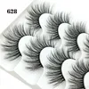 5PAIRS 3D Faux Norek Włosy Fałszywe rzęsy Naturalne długie objętość Wisipies Klasyczne ręcznie robione rzęsy Etree Makeup Tools9625176