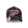 Donald Trump Cap Stars Stars Flag Camouflage Cap Keep America Great 2020 Hat Embroidery رسالة قابلة للتعديل Camo Glof Hat Hha363