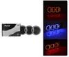 4D LED Auto Car White Blue Red Illuminated Tail Rear Logo Badge Emblem LightランプQ5 A3 18*5.8CM4687610