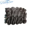 BeautySisterブラジルのバージンレミー人間の髪の束織り5バンドルのカチクル整列されたバージンヘアエクステンションを編む自然な色