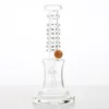 8 Inch Glass Dab Rig Bong Hookahs Water Pipes with 14mm Female Downstem Thick Bottom Triangle Beaker Bongs Glass Bowl Smoking Pipe